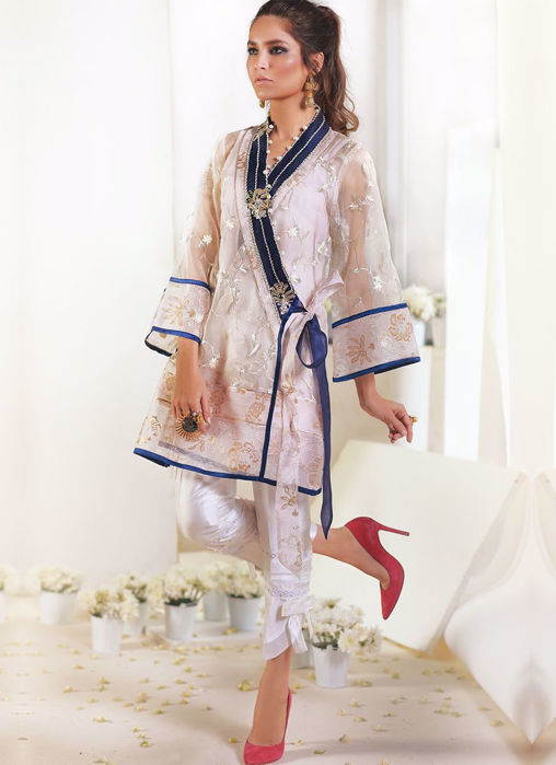 Picture of Bow Tie Cigarette Pants (As Shown)