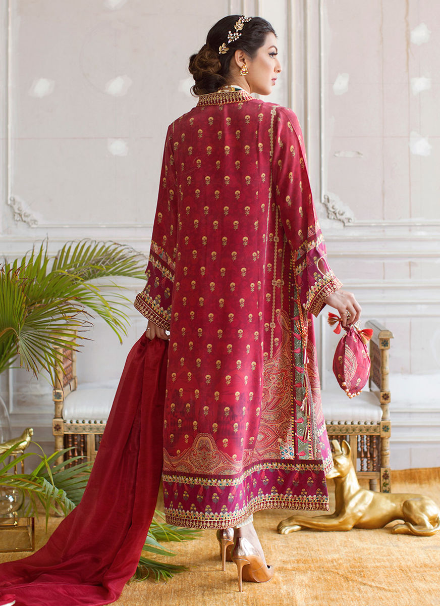Malia Crepe Tunic And Silk Dupatta