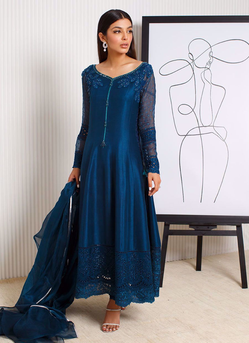 Sapphire Cutwork Shirt And Dupatta