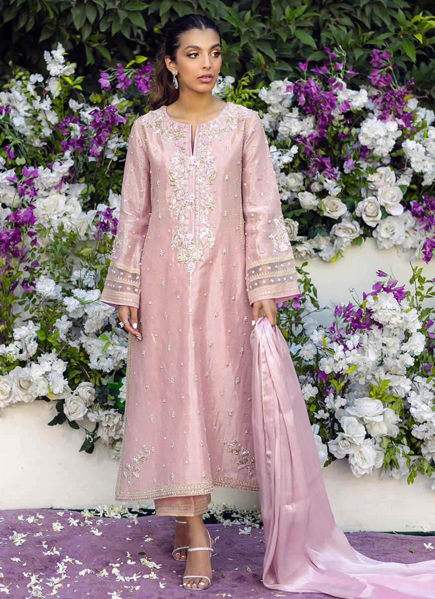 Willa Pink Shirt And Dupatta