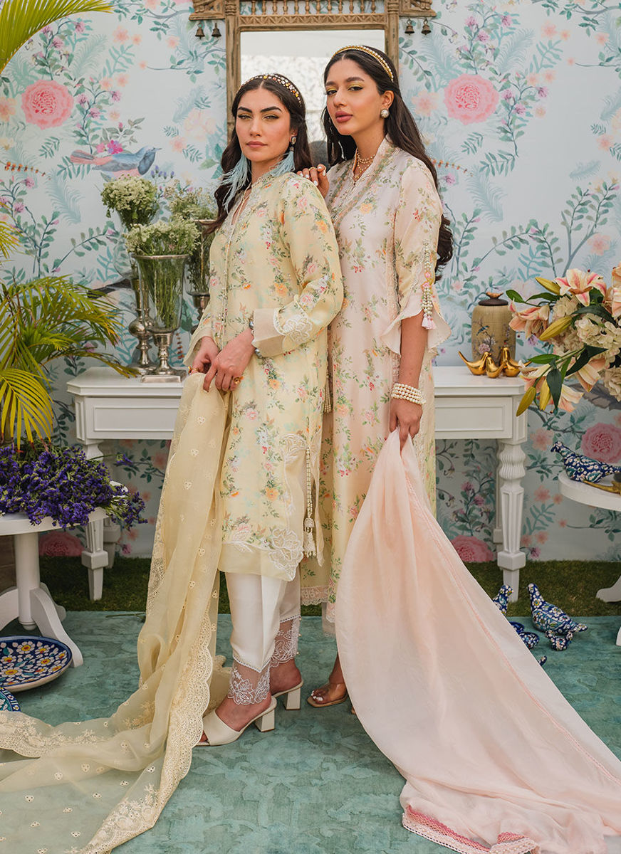 Marigold Shirt And Dupatta