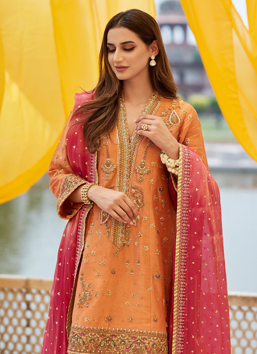 Zahra Coral A Line Kurta