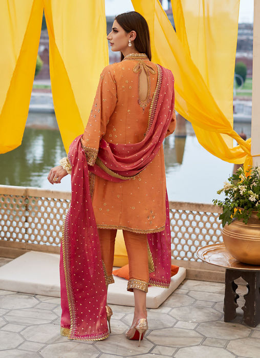 Zahra Coral A Line Kurta