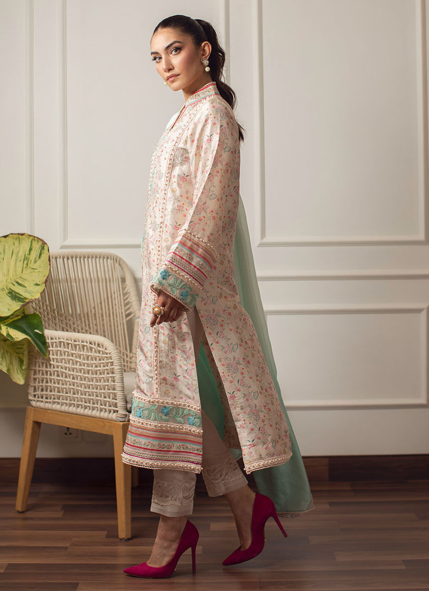 Enya Pink Shirt And Dupatta