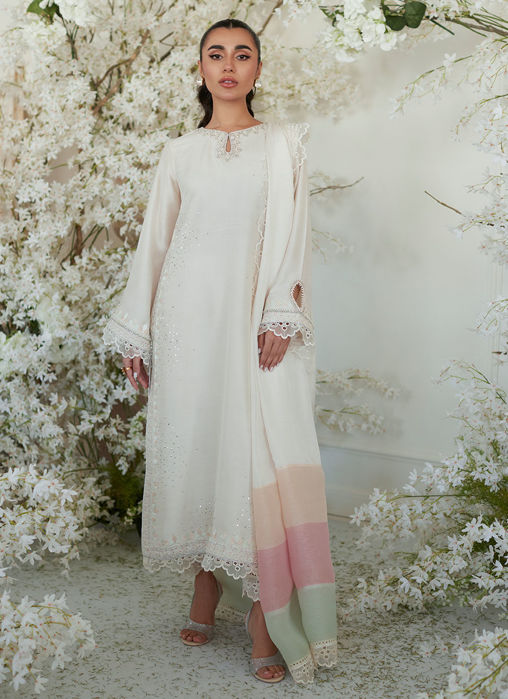 Picture of Sika Ivory Shirt And Dupatta
