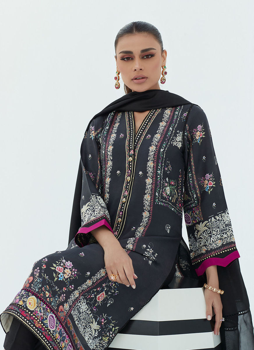 Leo Sable Shirt And Dupatta