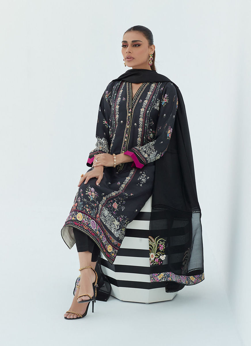 Leo Sable Shirt And Dupatta