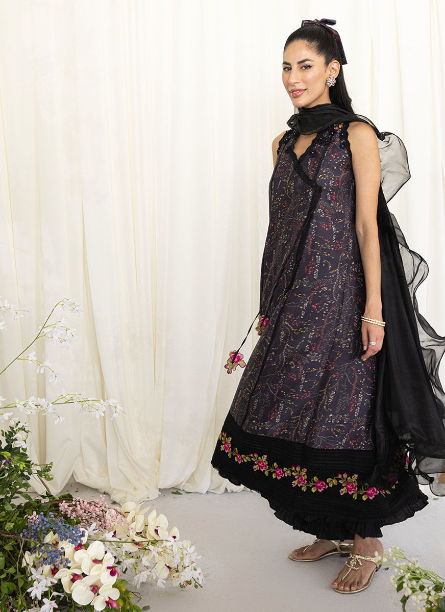 Rowan Silk Shirt And Dupatta