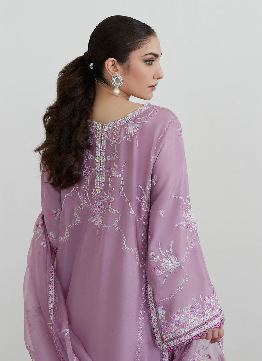 Mona Mauve Shirt And Dupatta