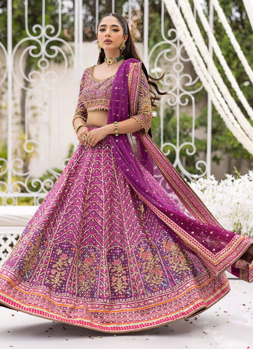 Picture of Farzaneh Purple Lehnga Choli