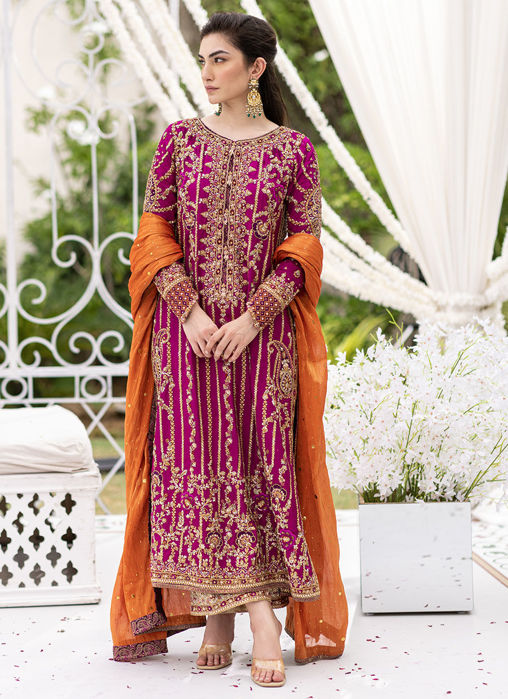 Azin Magenta Kurta