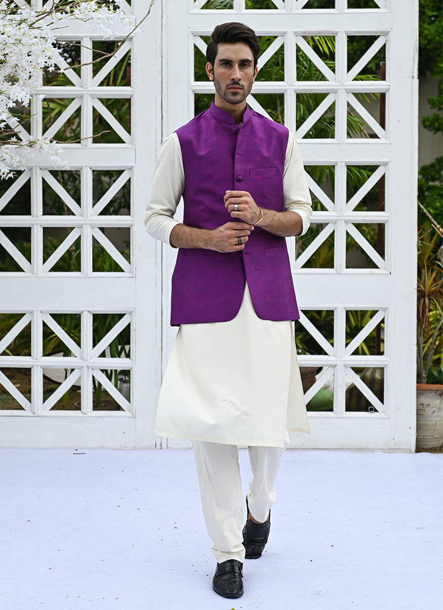 Farzaneh Purple Waistcoat
