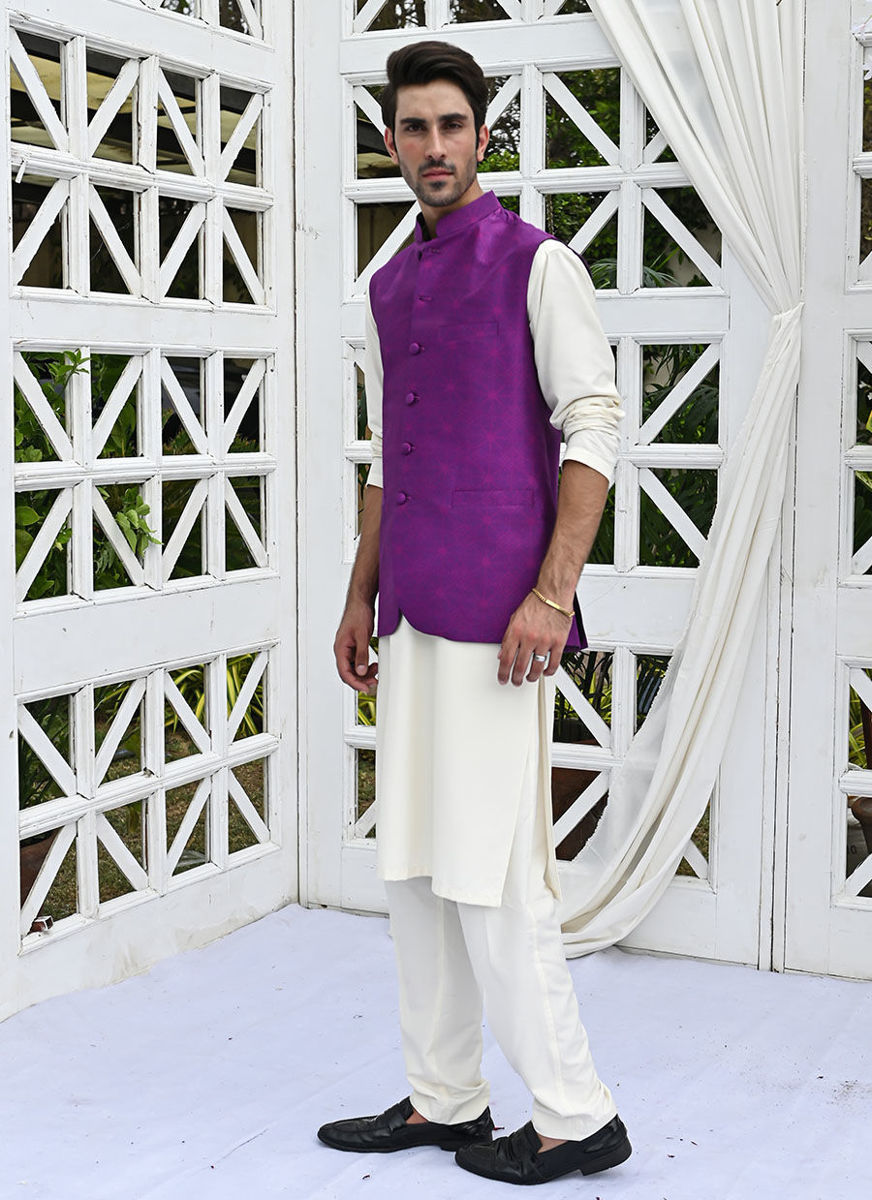 Farzaneh Purple Waistcoat