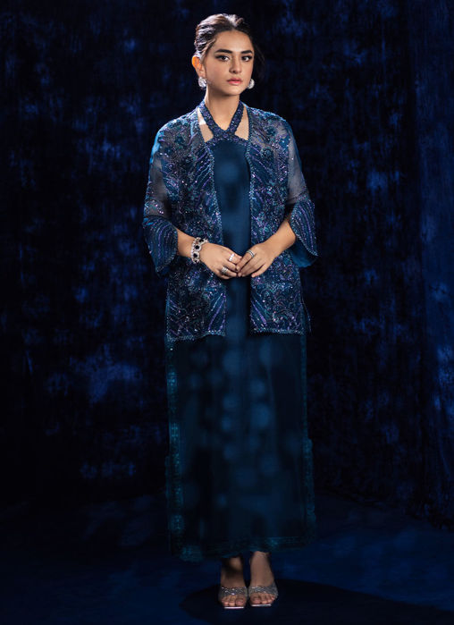 Picture of Marilyn Teal Jacket And Sheath Dress