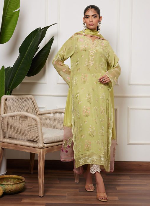 Picture of Safiya Kiwi Shirt And Dupatta