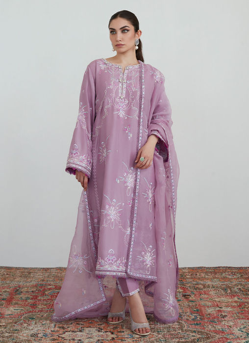 Picture of Mona Mauve Shirt And Dupatta