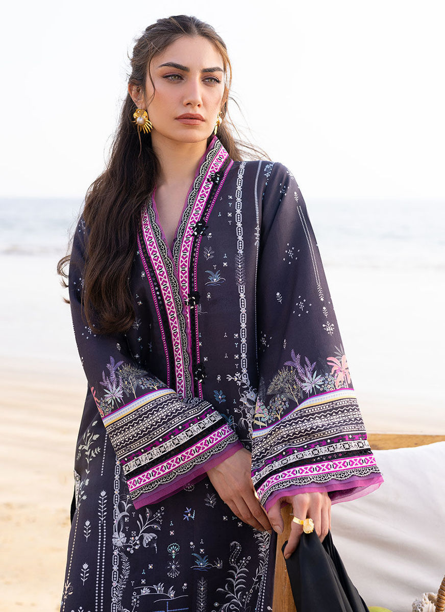 Suri Onyx Shirt And Dupatta