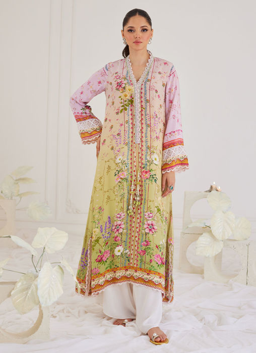 Picture of Nica Ombre Crepe Kaftan