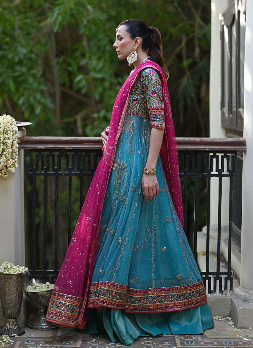 Vivia Sea Green Kalidaar