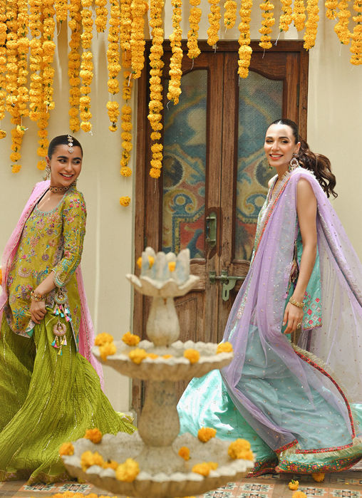 Eirlys Aqua Short Shirt And Do-Paincha Dhakha