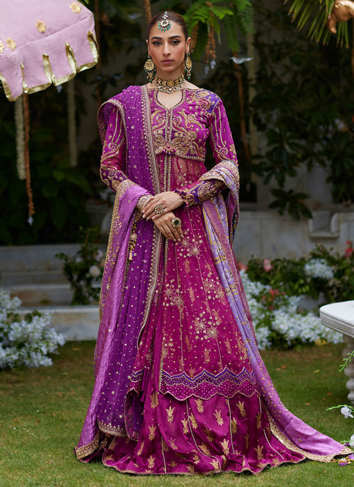 Picture of Raya Magenta Front Open Kalidaar