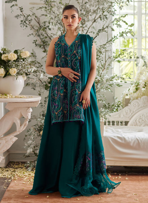 Ruya Emerald Dhakka Pants