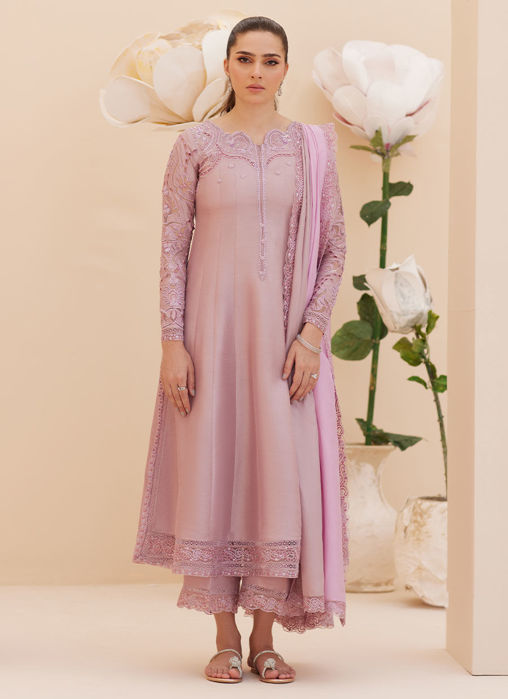 Moira Mauve Shirt And Dupatta