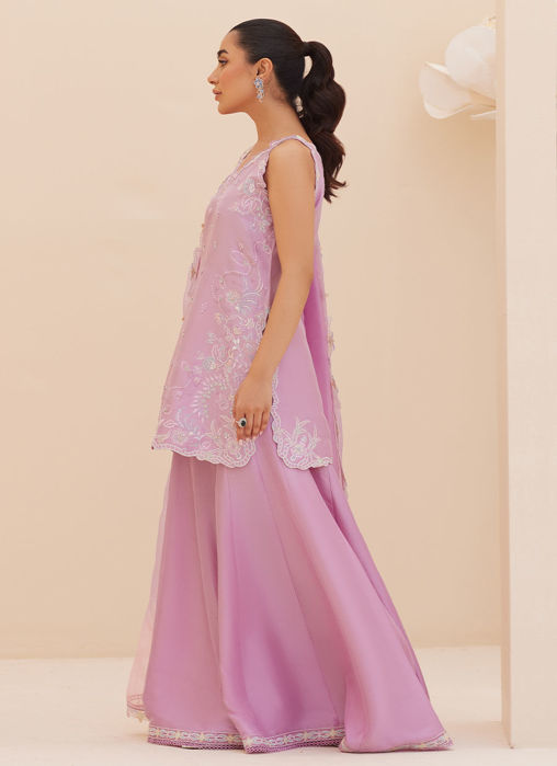 Lilliana Lilac Shirt And Dupatta