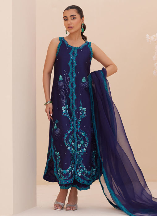 Rio Ink Shirt And Dupatta