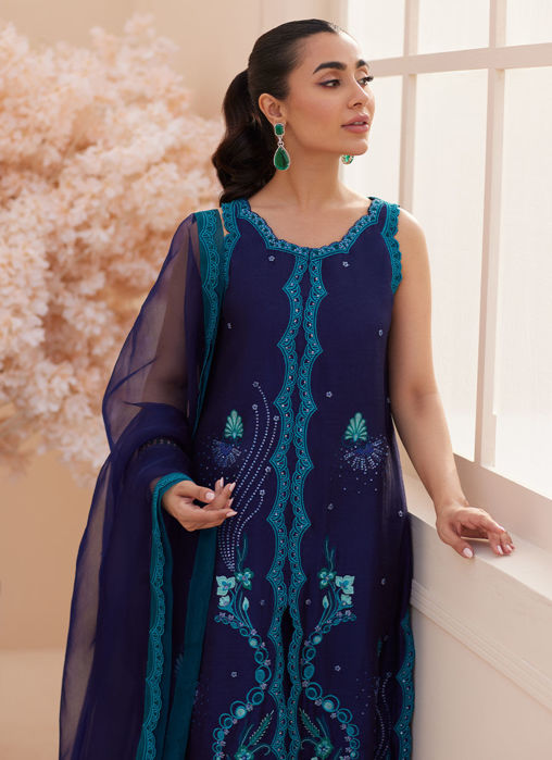 Rio Ink Shirt And Dupatta