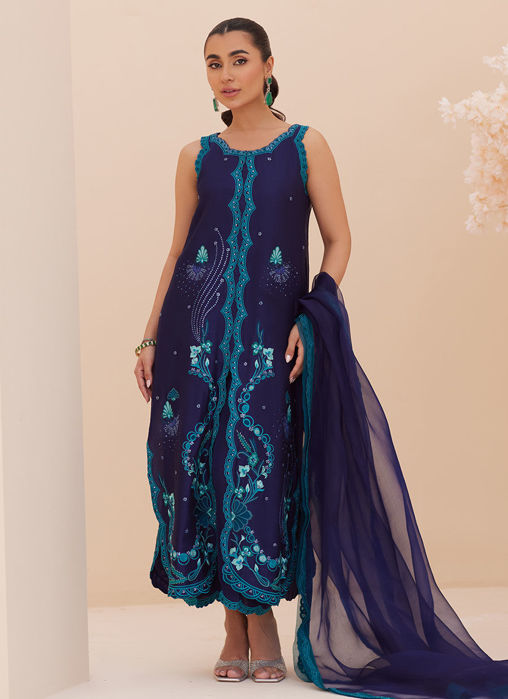 Rio Ink Shirt And Dupatta