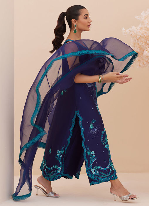 Rio Ink Shirt And Dupatta