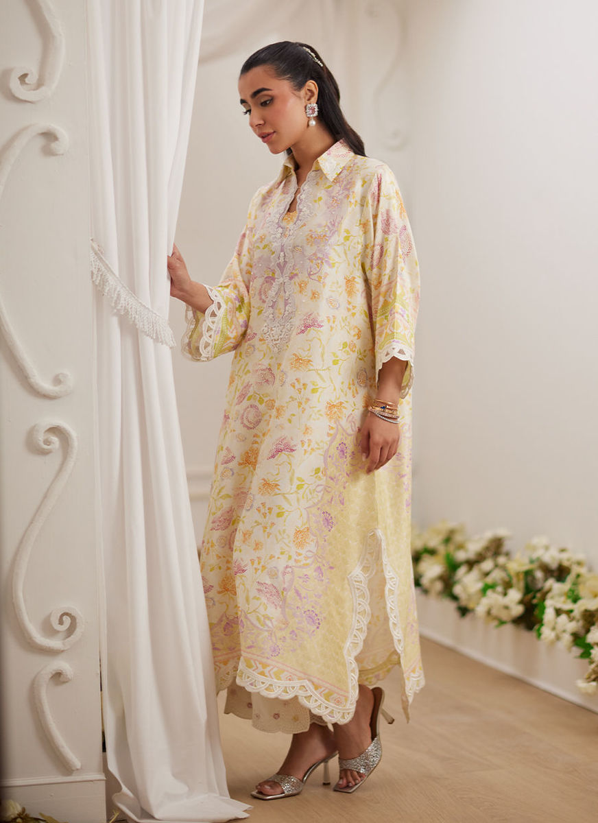 Emelia Ivory Shirt Dress