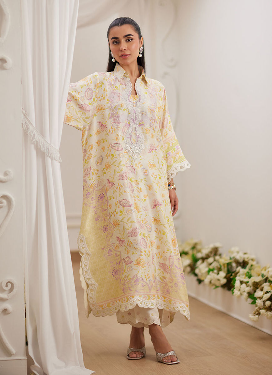 Emelia Ivory Shirt Dress