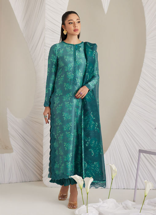 Picture of Camilla Emerald Shirt And Dupatta