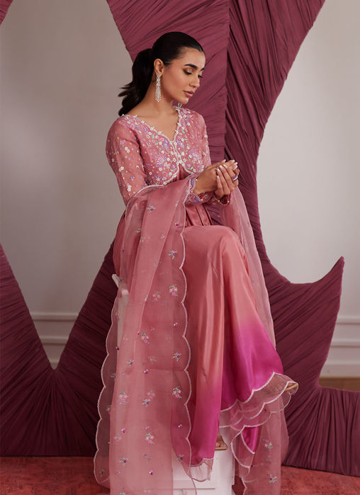 Wylie Watermelon Kalidaar And Dupatta