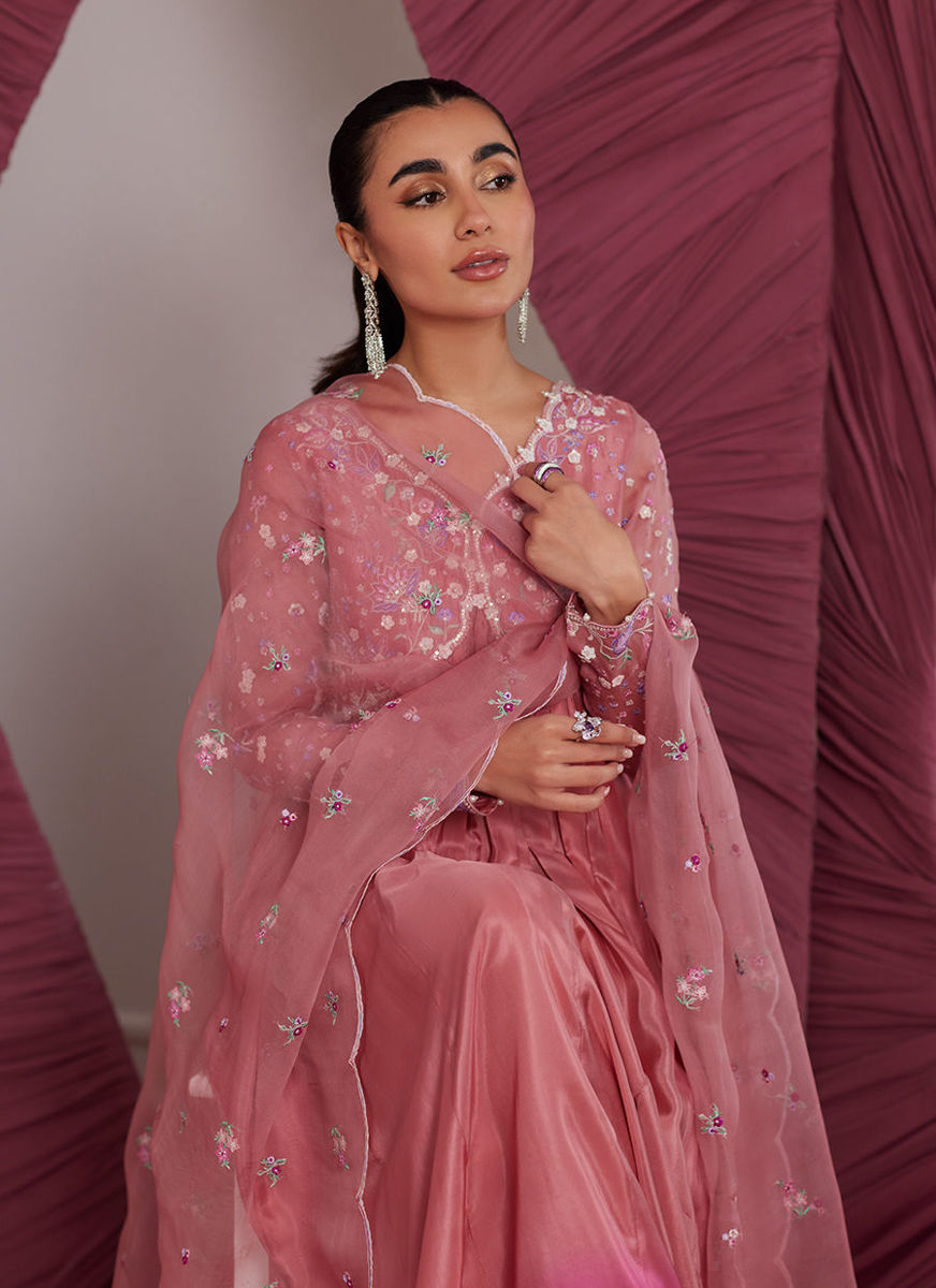 Wylie Watermelon Kalidaar And Dupatta