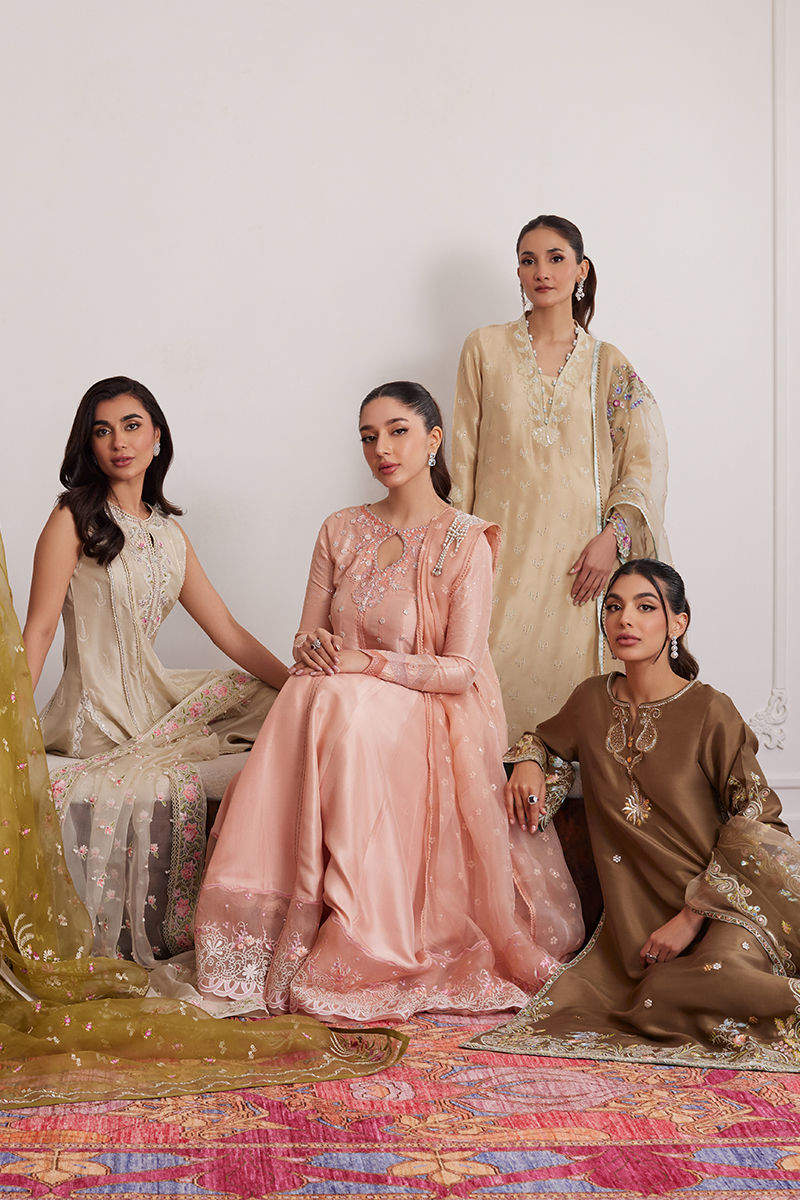 Everly Cream Shirt And Dupatta