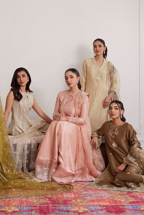 Everly Cream Shirt And Dupatta