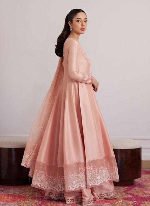 Finn Peach Kalidaar And Dupatta