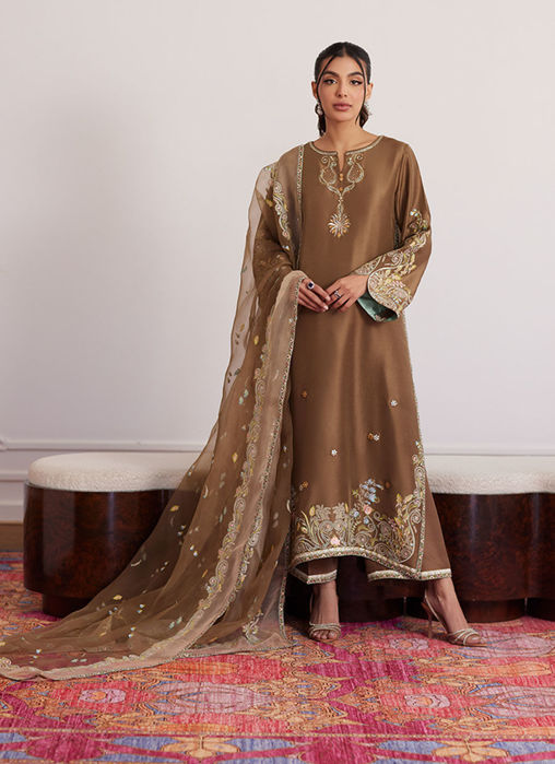 Picture of Thea Latte Shirt And Dupatta