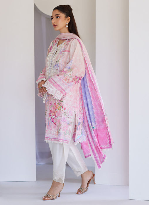 Oddie Pink Shirt And Dupatta