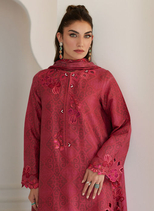 Solara Scarlett Shirt And Dupatta