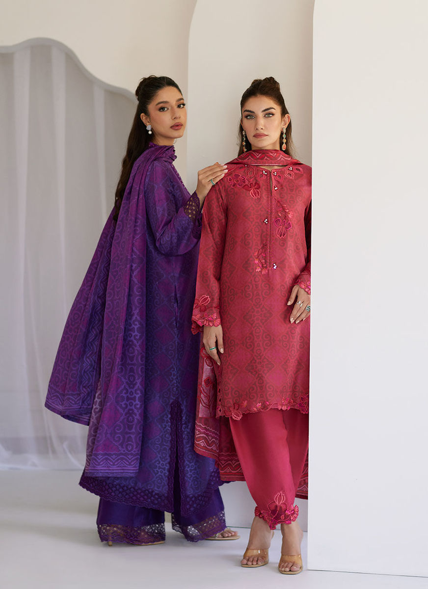 Solara Scarlett Shirt And Dupatta
