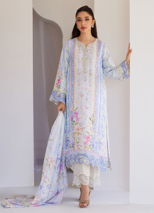 Picture of Zorya Ice Blue Shirt And Dupatta