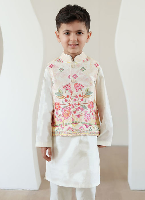 Picture of Faye Ivory Mini Waistcoat
