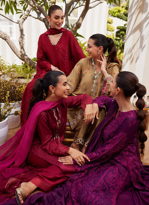 Lira Beige Shirt And Dupatta