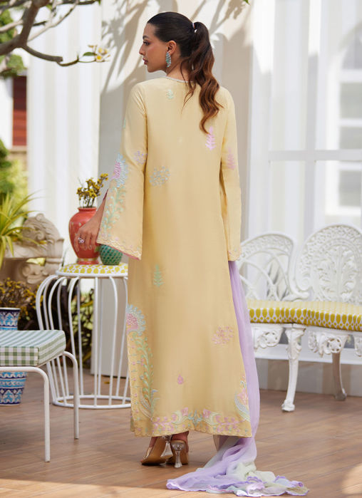 Vaya Lemon Shirt And Dupatta