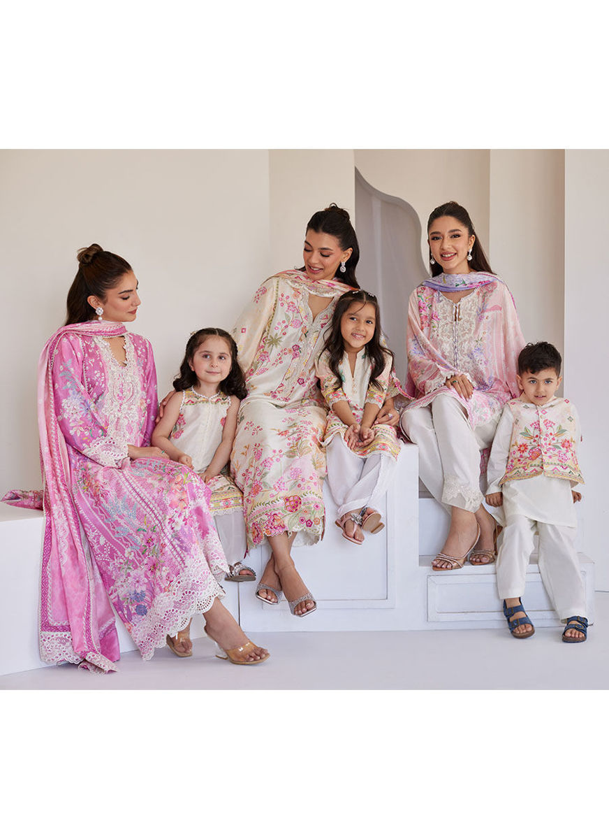 Faye Ivory Shirt And Dupatta