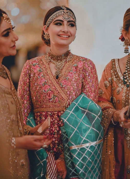 Picture of Noorjehanazain In A Signature #Farahtalibaziz Kalidaar Angarkha